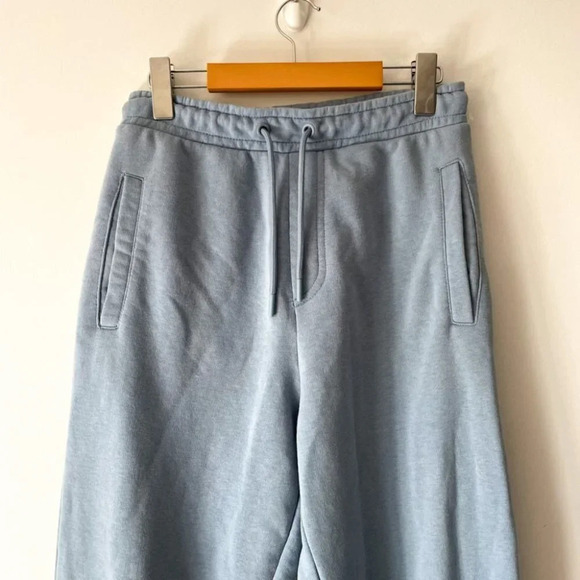 Zara Oversized Lounge Sweatpants Joggers Powder Blue Sz Small - Picture 3 of 6